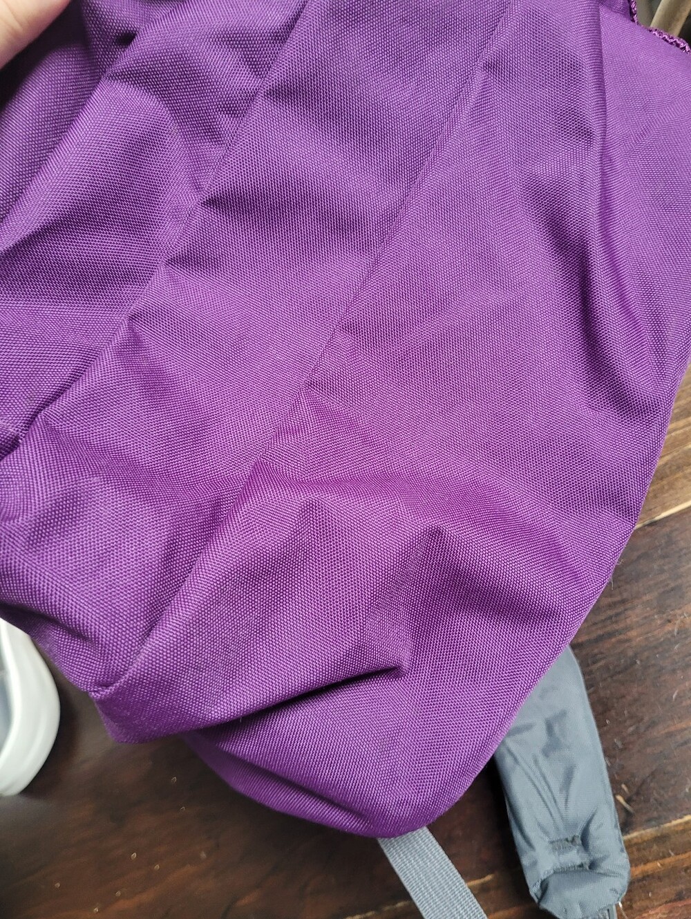 Jansport Backpack Purple Gray Like New Extra Large - Picture 3 of 7